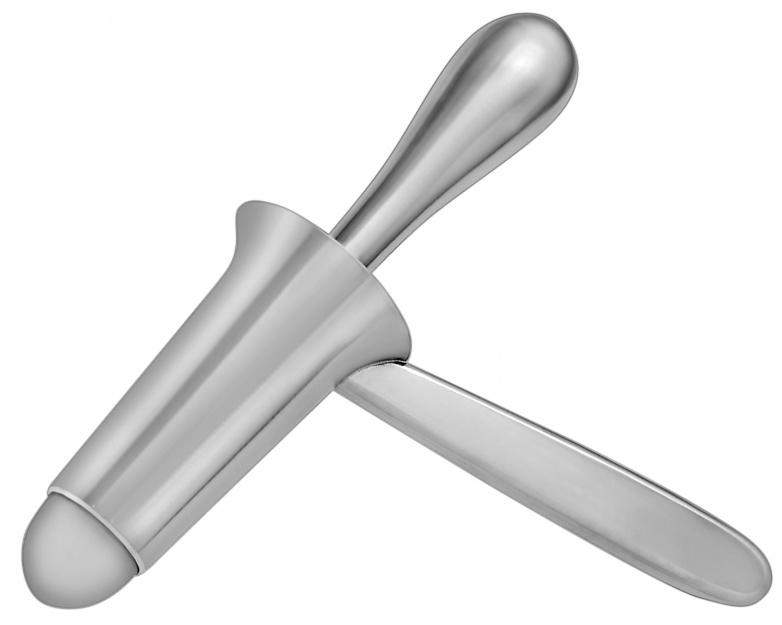 Museux Vulsellum Forceps, 2x2 Teeth, Straight, 9 1/2" (24.0 Cm), 8.0 Mm Jaw Width